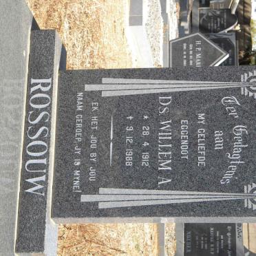 ROSSOUW Willem A. 1912-1988