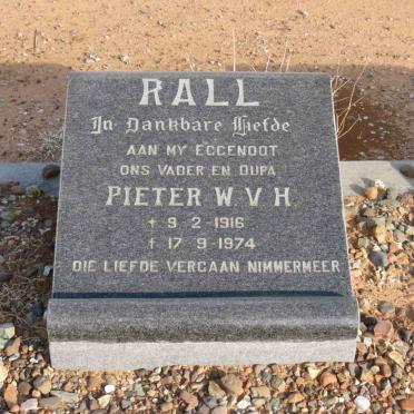 RALL Pieter W.V.H. 1916-1974
