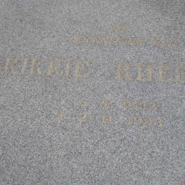 RHEEDER Skikkie 1932-1993