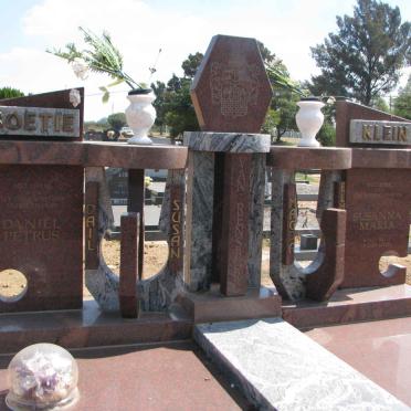 RENSBURG Daniël Petrus, van 1934-2001 &amp; Susanna Maria 1925-2009 