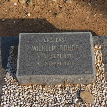 ROHDE Wilhelm 1971-1971