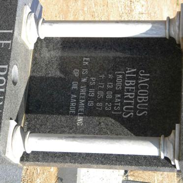 ROUX Jacobus Albertus, le 1923-1987