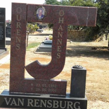 RENSBURG Lourens Johannes, van 1951-2004