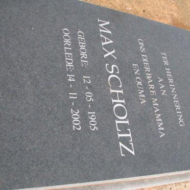 SCHOLTZ Max 1905-2002