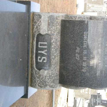 UYS Pieter Johannes 1911-1970
