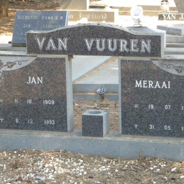 VUUREN Jan, van 1909-1993 &amp; Meraai 1908-1983