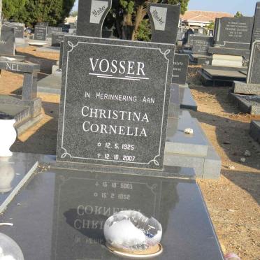 VOSSER Johannes Hendrik 1916-1993 &amp; Christina Cornelia 1925-2007