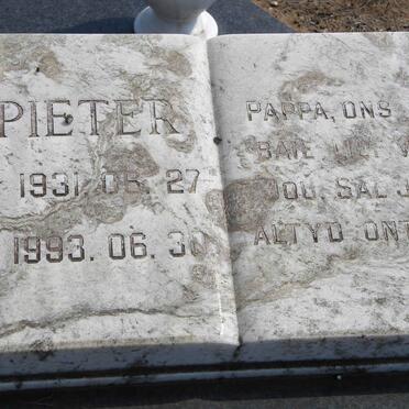 VILLIERS Pieter, de 1931-1993