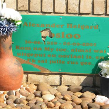 VOSLOO Alexander Helgard 1959-2005
