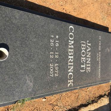 COMBRINCK Jannie 1972-2007
