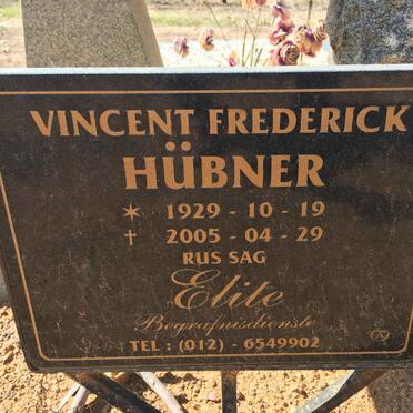 HUBNER Vincent Frederick 1929-2005
