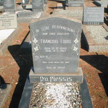 PLESSIS Francois Louis, du 1940-1967