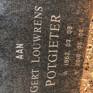 POTGIETER Gert Louwrens 1962-2010