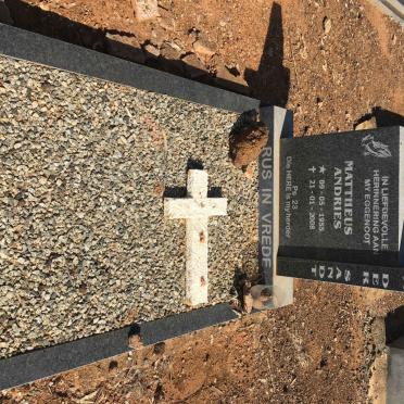 SANDT Mattheus Andries, van der 1955-2008