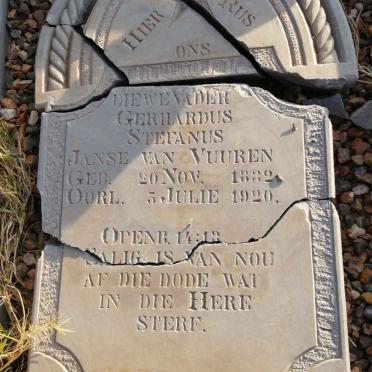 VUUREN Gerhardus Stefanus, Janse van 1832-1920