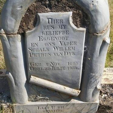 DYK Schalk Willem Petrus, van 1885-1939