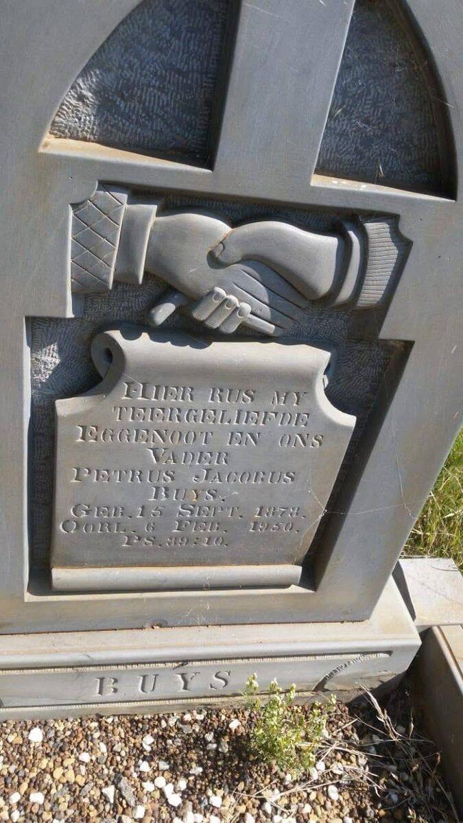 BUYS Petrus Jacobus 1878-1950