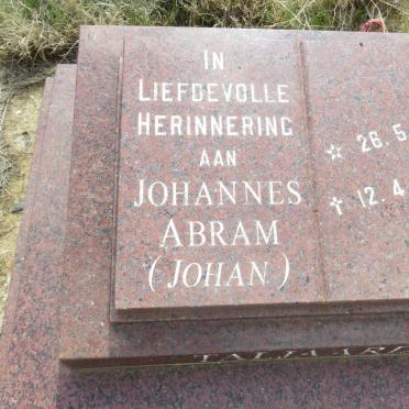 TALJAARD Johannes Abram 1969-2003
