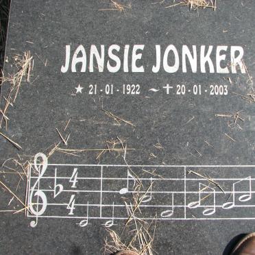 JONKER Jansie 1922-2003