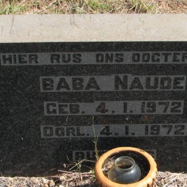 NAUDE Baba 1972-1972