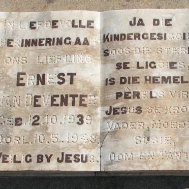 DEVENTER Ernest, van 1939-1948