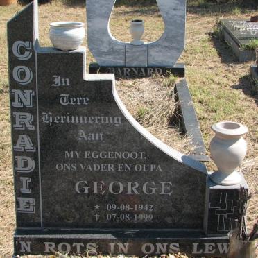 CONRADIE George 1942-1999