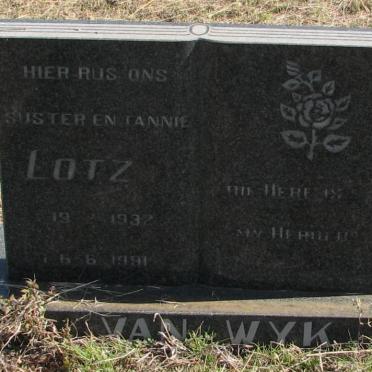 WYK Lotz, van 1932-1991