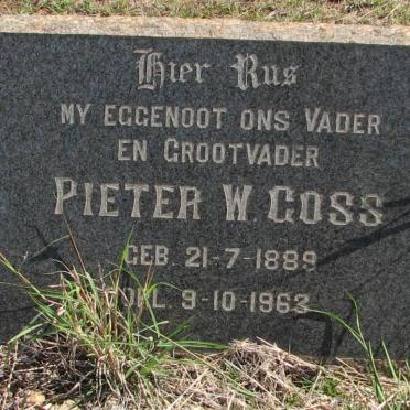 GOSS Pieter W. 1889-1963
