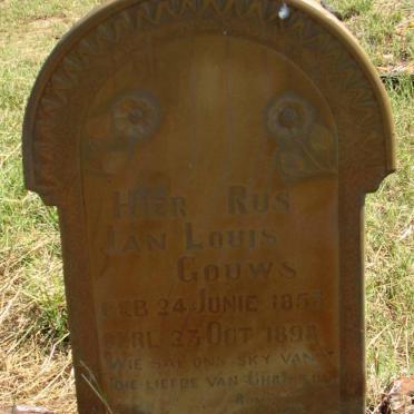 GOUWS Jan Louis 1853-1898