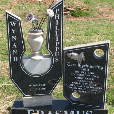 ERASMUS Wynand Phillippus 1926-1996