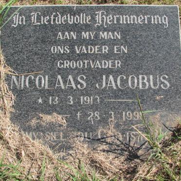 ? Nicolaas Jacobus 1913-1991