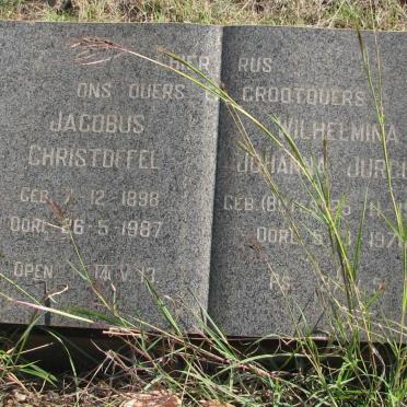 ? Jacobus Christoffel 1898-1987 &amp; Wilhelmina Johanna Jurguna nee B? 1903-197? 
