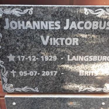 VIKTOR Johannes Jacobus 1929-2017
