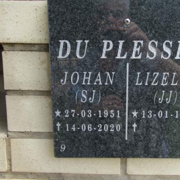 PLESSIS S.J., du 1951-2020 &amp; J.J. 1953-