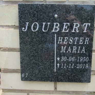 JOUBERT Hester Maria 1950-2019