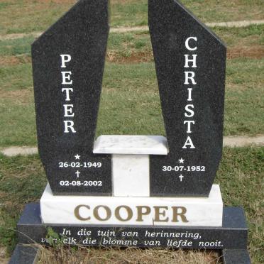 COOPER Peter 1949-2002 &amp; Christa 1952-