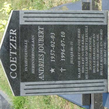 COETZER Andries Joubert 1957-1996