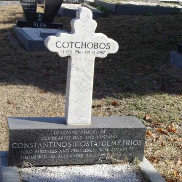 COTCHOBOS Constantinos Demetrios 1916-1987