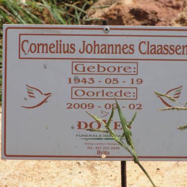 CLAASSEN Cornelius Johannes 1943-2009