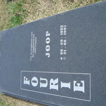 FOURIE Joop 1952-1997