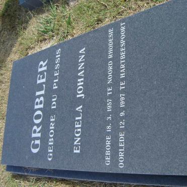 GROBLER Engela Johanna nee DU PLESSIS 1957-1997