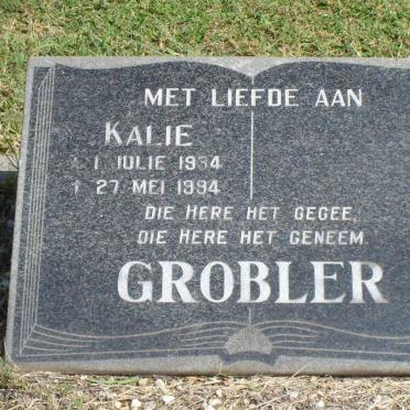 GROBLER Kalie 1934-1994