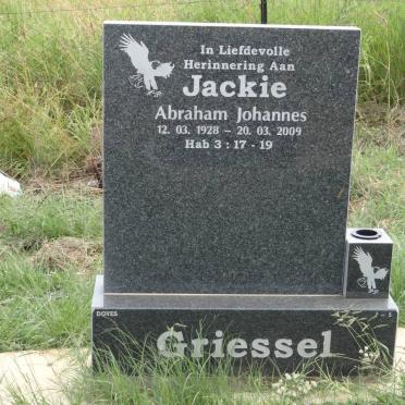GRIESSEL Abraham Johannes 1928-2009
