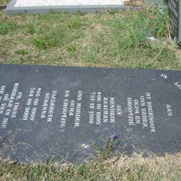 HUGO Jan Hendrik Zaaiman 1903-1998 &amp; Elizabeth Susanna 1909-2001