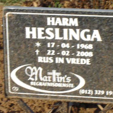 HESLINGA Harm 1968-2008