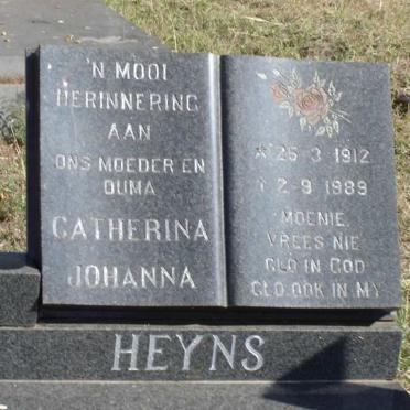 HEYNS Catharina Johanna 1912-1989