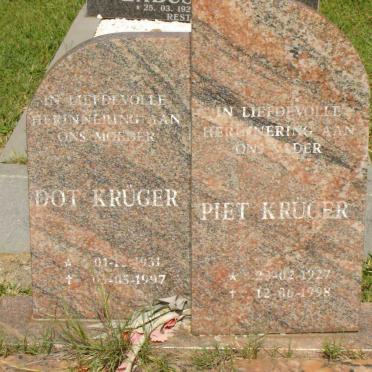 KRUGER Piet 1927-1998 &amp; Dot 1931-1997