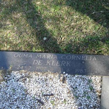 KLERK Maria Cornelia, de 1907-1983