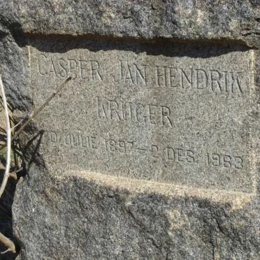 KRUGER Casper Jan Hendrik 1897-1963