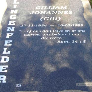 LINGENFELDER Gilijam Johannes 1954-1999